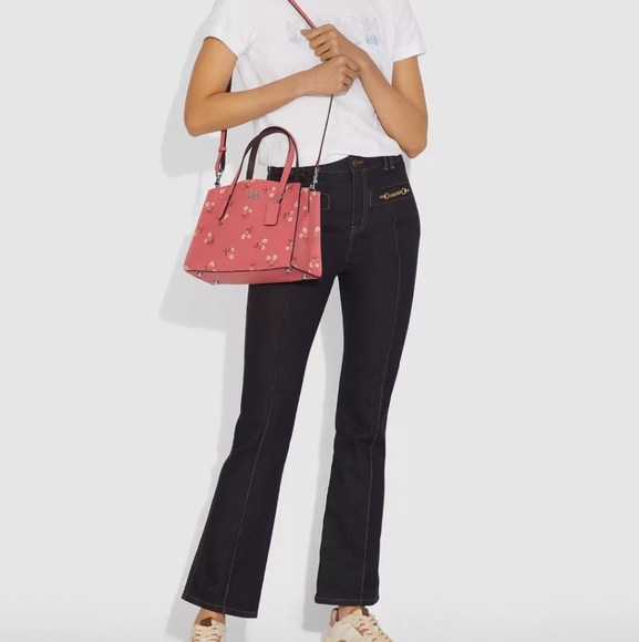 Coach Charlie Carryall 28 With Floral Print - Picture 16 of 16